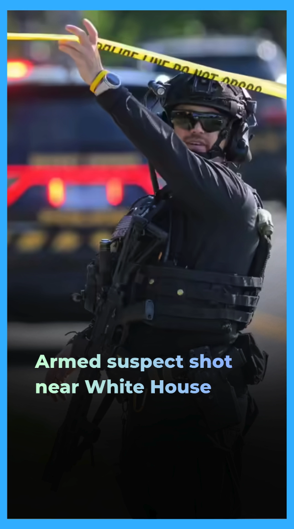 White House Lockdown After Gunfire Secret Service Shoots Armed Suspect